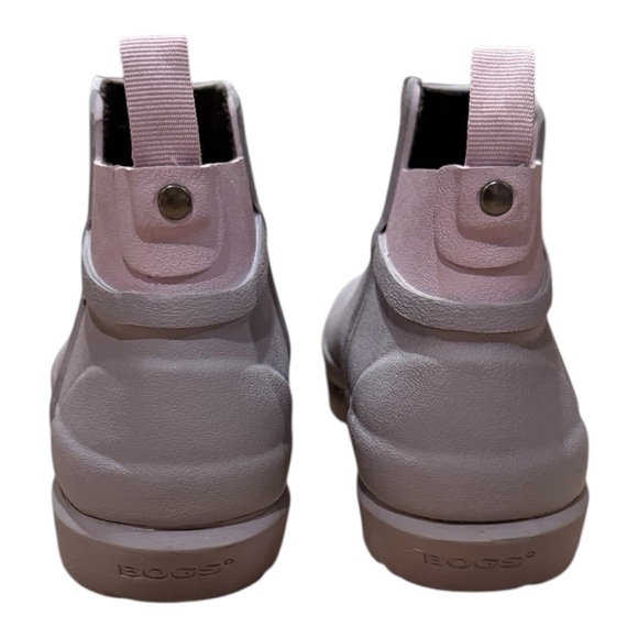 BOGS Flora Chelsea waterproof bootie gray lavender 8 NEW - Picture 5 of 7